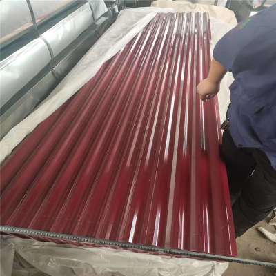 galvanized ppgi roofing sheet roofing sheets red wine color